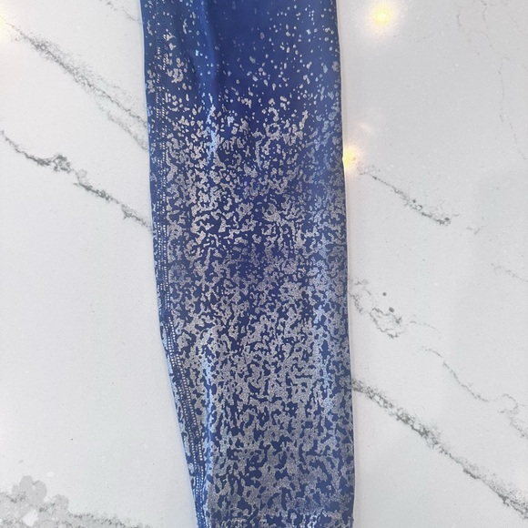 Beyond Yoga Blue Glitter Leggings - Picture 5 of 11